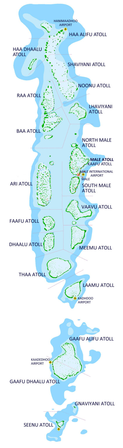 Map of Maldives