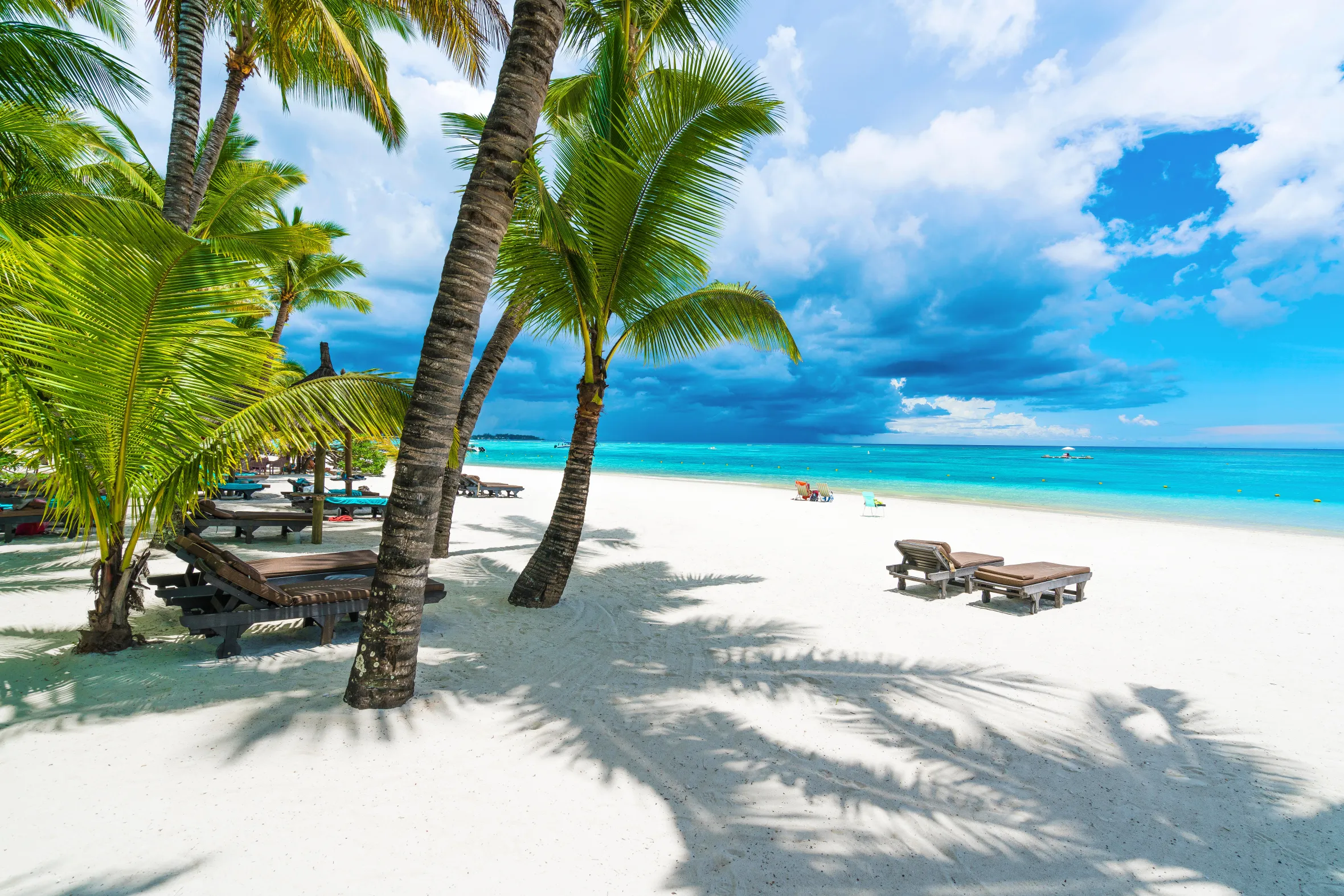Mauritius beach and reef